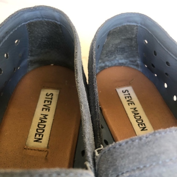 Steve Madden Women’s Widmer Suede Espadrille Platform Perforated Sneaker Size 11 - Picture 7 of 15